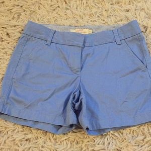 J Crew blue chino shorts - size 4